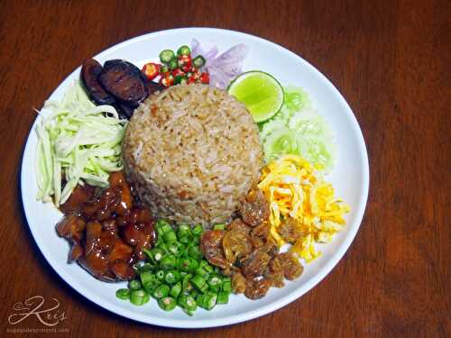 Recette de riz sauté à la pâte de crevette