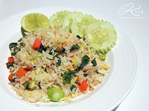 Riz frit thaï au crabe