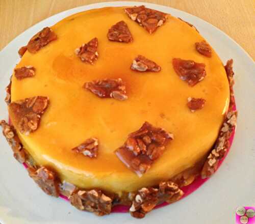 ENTREMET AU CARAMEL ET SA NOUGATINE AUX CACAHUETES