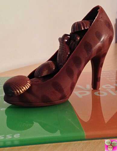 ESCARPIN TIGRE EN CHOCOLAT