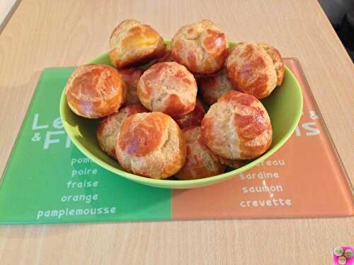 GOUGERES AU PAPRIKA ET AU PIMENT D'ESPELETTE