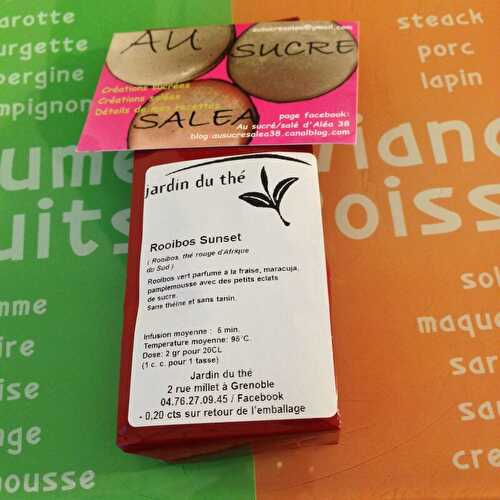 J'AI TESTE POUR VOUS: THE GLACE "ROOIBOS SUNSET" DU JARDIN DU THE