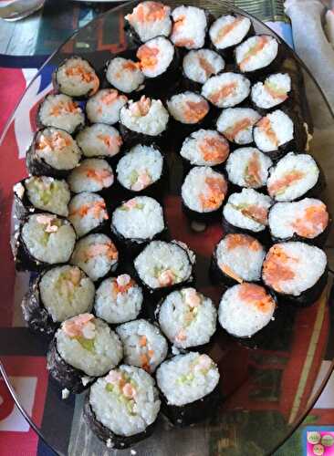 MAKIS AU SAUMON FUME ET CREVETTES