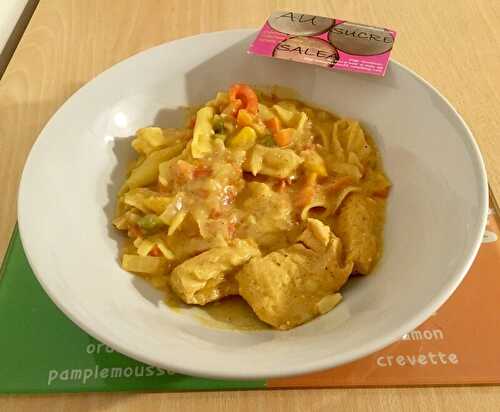 ONE POT PASTA SAUMON-COCO-CURRY