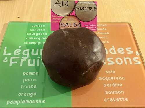 PATE A MODELER AU CHOCOLAT NOIR