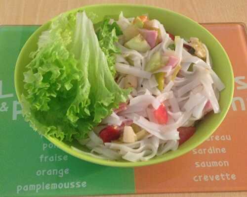 SALADE COMPOSEE AUX SAVEURS ASIATIQUES