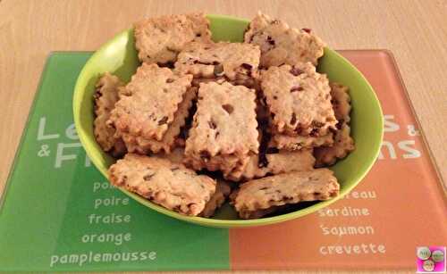 SHORTBREADS AUX TOMATES SECHEES ET OLIVES VERTES