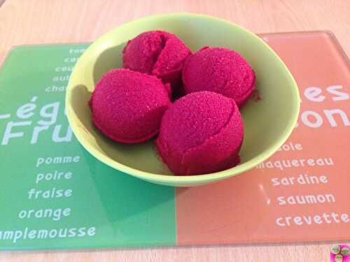 SORBET GRIOTTES SANS SORBETIERE A MA FACON