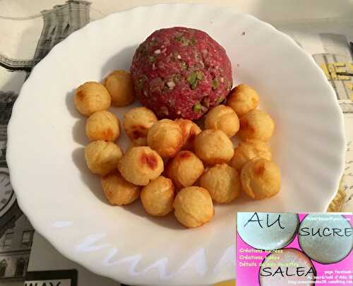 TARTARE DE BOEUF ASSAISONNE