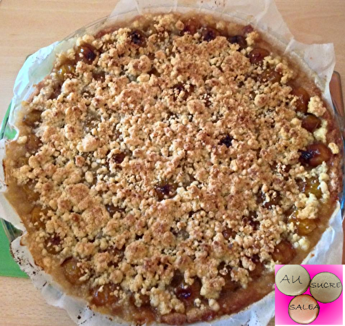 TARTE AUX MIRABELLES ET CRUMBLE