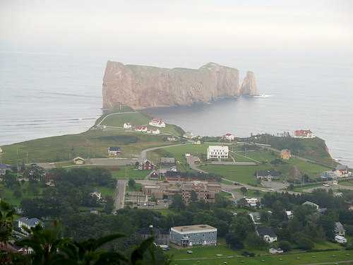 A la découverte de la Gaspésie, le village de Percé