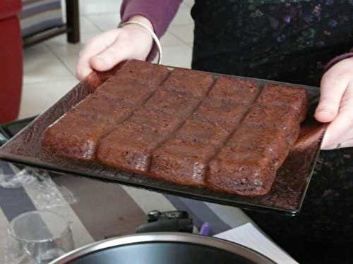Atelier Flexipan - Brownies au chocolat et aux noix