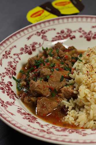 Axoa de veau [recette maggi]