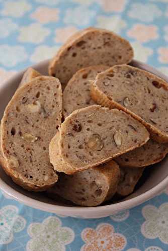 Baguette de campagne aux noisettes [Recette de Noël]