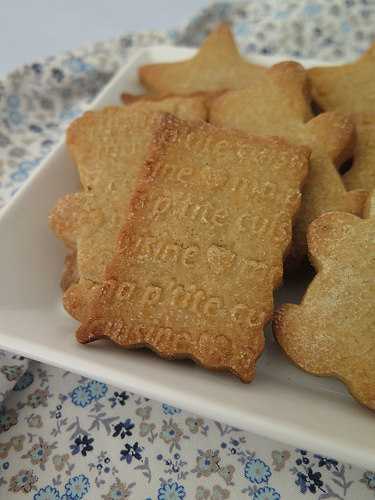 Biscuits personnalisés à la vanille