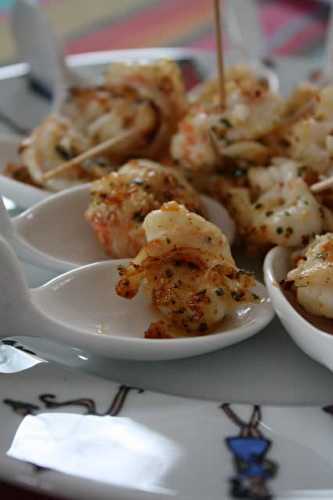 Bouchées de crevettes