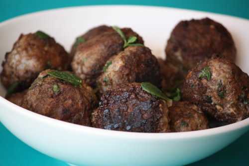 Boulettes d'agneau à la menthe