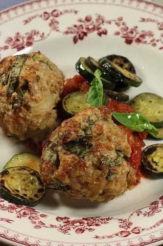 Boulettes de veau au basilic