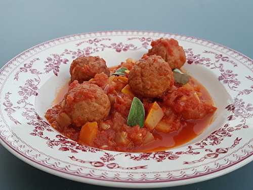 Boulettes végétariennes à la tomate