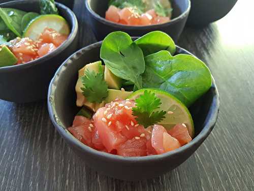 Bowl avocat & saumon fumé