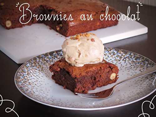Brownies au chocolat & praliné