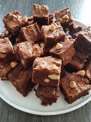 Brownies caramel & amandes