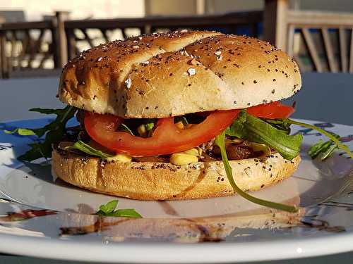 Burgers au confit d'oignons