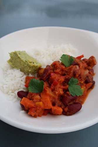 C’est lundi c’est veggie : chili aux légumes & soja