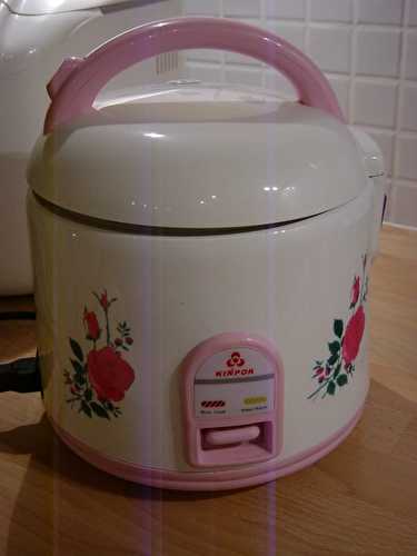 Ca y est j'ai mon rice cooker !!!