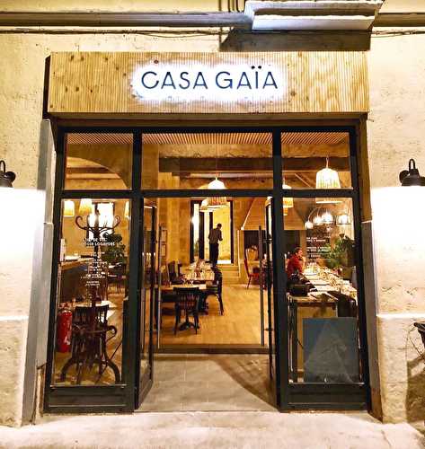 Casa Gaïa, restaurant locavore sur Bordeaux