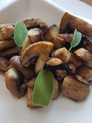 Champignons de Paris à la plancha