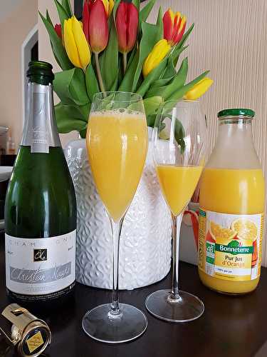 Cocktail Mimosa, parfait pour un brunch de printemps !