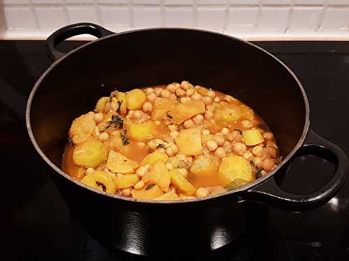 Cocotte de légumes aux pois chiches [le lundi c'est veggie]