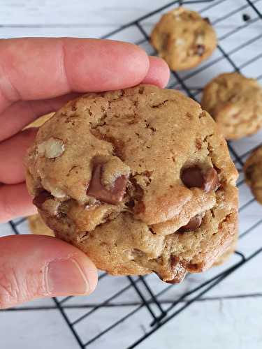 Cookies aux pépites de chocolat et noix de pécan