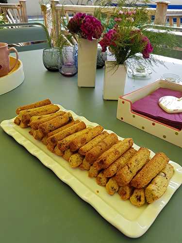 Cookies sticks cranberries pecan