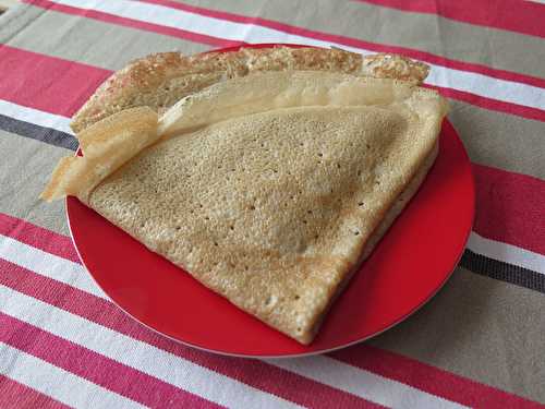 Crêpes au lait de noisettes