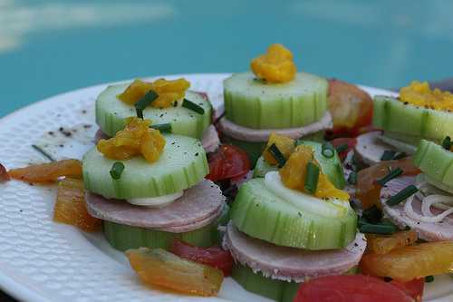 Croques concombre léger et gourmand