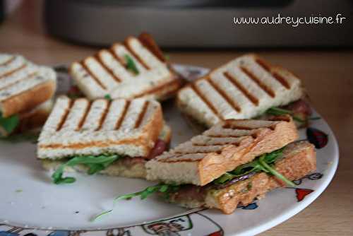 Croques roquette & carpaccio