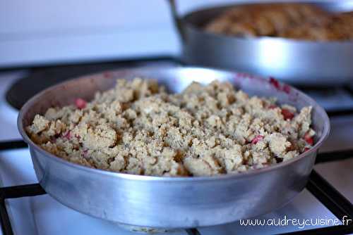 Crumble pommes, poires, mûres