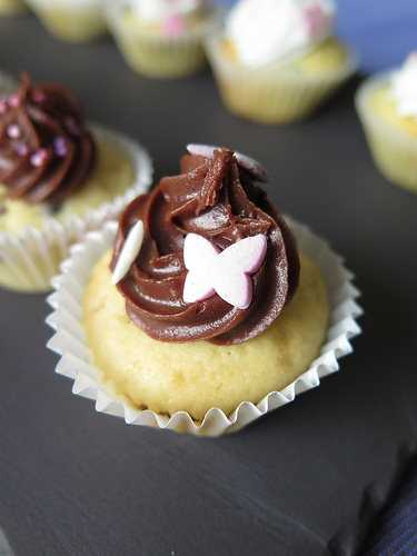 Cupcakes vanille & chocolat