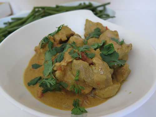 Curry de porc à la crème de coco [recette Indienne]