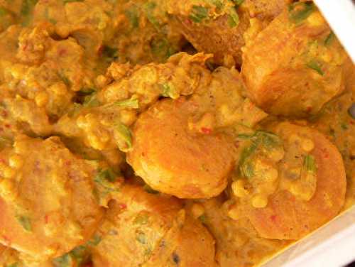 Curry Indien de carottes
