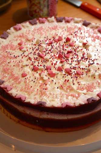 Entremet duo de framboises & crémeux au fromage blanc