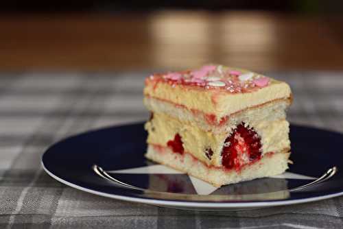 Entremet Tiramisu aux framboises