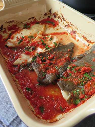 Filets de Barbue tomate & basilic