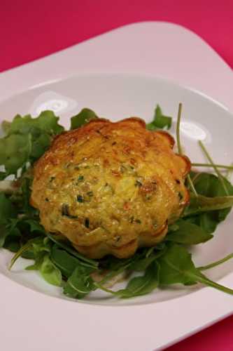 Flans au crabe, comme une tarte sans pâte