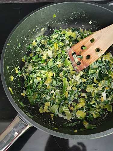 Fondue de vert de poireaux