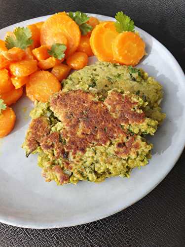 Galettes de pois cassés aux herbes