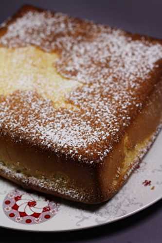 Gâteau moelleux citron & purée d'amandes