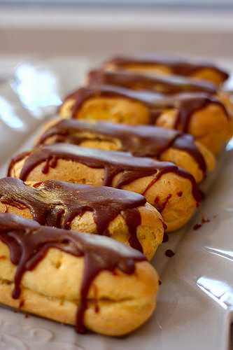 La recette des éclairs au caramel au beurre salé